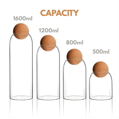 LUMINA Glass Storage Jar